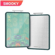 SMOOKY 史莫卡 不锈钢双面砧板 国潮绿 中号（42*29.5*2.2cm）
