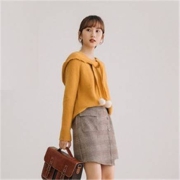 INMAN 茵曼 1814462HM034 女式针织上衣