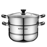 SUPOR 苏泊尔 EZ28BS05 不锈钢蒸锅 28cm