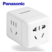 Panasonic 松下 usb充电三位魔方插座