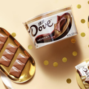 Dove 德芙 丝滑牛奶香浓黑巧克力 252g*2碗