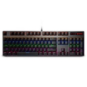 RAPOO 雷柏 V500PRO 104键 有线机械键盘 黑色 雷柏红轴 混光99元