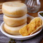 千丝 绿豆饼干 休闲美食老式糕点 整箱400g