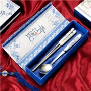 京东极速版：餐具一双筷子和一个勺子套装 2套0.9元包邮