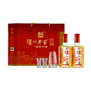 泸州老窖 特曲52度礼盒装套装浓香型高度白酒酒类酒水500ml*2瓶
