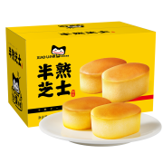 PLUS会员：小优 半熟芝士 芝士蛋糕 400g