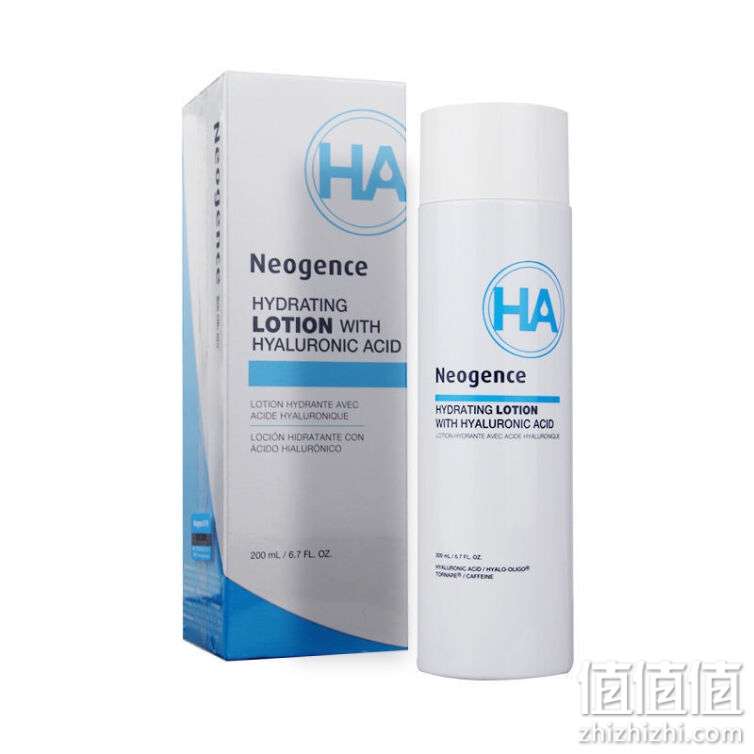 Neogence 霓净思玻尿酸保湿化妆水200ml 清爽型补水爽肤水湿敷舒缓男女绿漾
