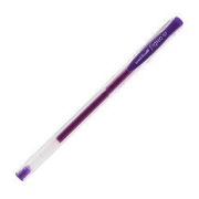 uni 三菱铅笔 三菱（Uni）UM-100彩色中性笔 水笔啫喱笔贺卡笔 学生签字笔 0.7mm 紫色 1支/袋