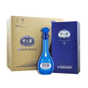 YANGHE 洋河 蓝色经典 梦之蓝 M6 40.8度 整箱装白酒 500ml*4瓶 绵柔浓香型酒水