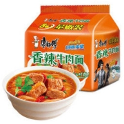 康师傅 香辣牛肉面 101g*5袋 袋装