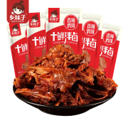 乡妹子 香辣鸡排50g*5袋*2件 熟食小吃 休闲零食