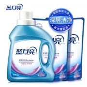 京东极速版：蓝月亮 深层洁净洗衣液 4斤套装 1kg瓶+500g袋＊2 薰衣草香