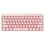 ikbc S200 mini 61键 2.4G无线机械键盘 粉色 ttc红轴 无光
