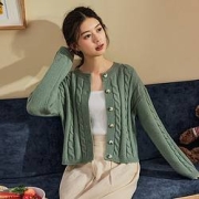 13日10点：TONLION 唐狮 女士 针织开衫 62542FC0045410H502