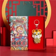 CHJ JEWELLERY 潮宏基 赚赚虎足金钥匙扣 Q3G30000104