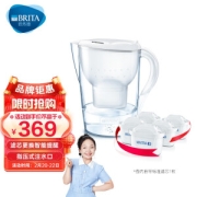 PLUS会员：BRITA 碧然德 Marella 海洋系列 滤水壶 一壶六芯 3.5L 白色