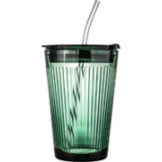 肆零肆 玻璃吸管杯 500ml