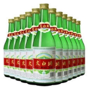 太白 酒 白酒 凤香型 普太绿瓶 50度 500ml *12瓶 整箱装