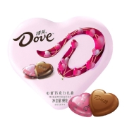 Dove 德芙 牛奶夹心巧克力 心形礼盒装 98g
