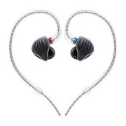 FiiO 飞傲 FH5 入耳式挂耳式圈铁有线耳机 黑色 3.5mm