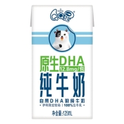凑单品88VIP：伊利 QQ星 儿童成长 原生DHA纯牛奶 125ml*1盒