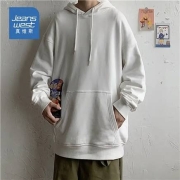 真维斯 纯色连帽卫衣 白色 S