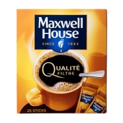 聚划算百亿补贴：Maxwell House 麦斯威尔 法国小金条美式黑咖啡1.8g*25条