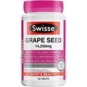 Swisse 葡萄籽片 高浓度原花青素 180片/瓶 美白淡斑