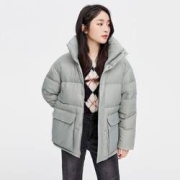 SNOWFLYING 雪中飞 女士立领短款羽绒服 X10140830