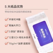 丁香医生 菊部用纸湿厕纸 60抽*4包