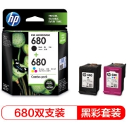 亲子会员：HP 惠普 680系列 X4E78AA 墨盒 黑色+彩色 两支装