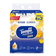 洁净舒爽！Tempo 得宝 湿厕纸 40片*4包+10片*2包 洋甘菊