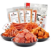 京东极速版：小马哥  辣条大礼包 香辣组合4袋+大刀肉260g