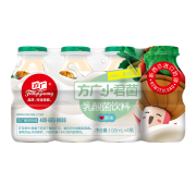 FangGuang 方广 宝宝零食 儿童乳酸菌饮料 原味小君菌 100ml*4瓶/板*9件  JG