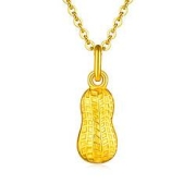 13日10点：LUKFOOK JEWELLERY 六福珠宝 B01TBGP0025 好事花生黄金吊坠 0.88g