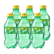 Sprite 雪碧 柠檬味 汽水 碳酸饮料300ml*6瓶
