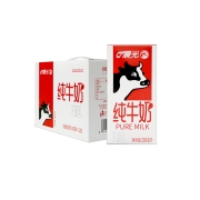 再补券：晨光 全脂纯牛奶200ml*12盒*2箱 营养早餐牛奶