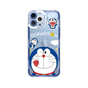 LBQA 蓝胖子图案 iPhone 6-13系列 透明保护壳