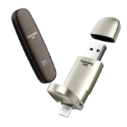 FANXIANG 梵想 FP650 USB3.2 U盘 香槟银 256GB USB/Type-C双口