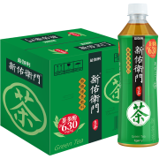 PLUS会员：xinyouweimen 新佑卫门 无糖绿茶 500ml*6瓶*2件