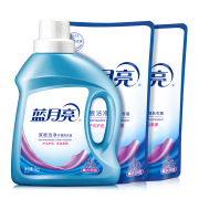 京东极速版：蓝月亮 洗衣液套装 1kg*1瓶+1kg*2袋 共3kg 薰衣草香