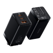 BASEUS 倍思 GaN 3 Pro 65W 氮化镓充电器 2C1U + 100W 数据线
