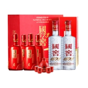 88VIP：泸州老窖 国窖1573 52度 浓香型白酒 500ml*2+500ml*4礼盒 红釉大酒礼盒