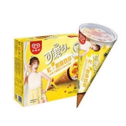WALL'S 和路雪 可爱多甜筒 芒果酸奶口味 冰淇淋家庭装 62g*6支 雪糕（新老包装 随机发货）