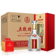 WULIANGYE 五粮液 送礼年货 五粮液股份有限公司出品 五粮特曲 52度 浓香型高度白酒 整箱装500ml*6瓶