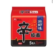 京东极速版：NONGSHIM 农心 方便面 鲜虾味辛拉面120g＊5袋