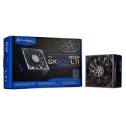 SILVER STONE 银欣 额定800W SX800-LTI SFX电源（钛金牌/智能风扇启停/双显卡/全日系电容)
