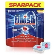 Prime会员：finish 亮碟 多效合一洗碗机专用洗涤块 100块