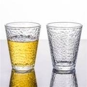 京东极速版：乐唯诗 锤纹玻璃杯 矮杯 220ML*6只装