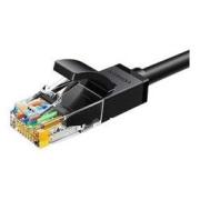 UGREEN 绿联 20158 六类CAT6 千兆圆网线 黑色 0.5m